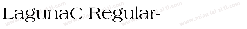 LagunaC Regular字体转换